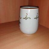 Large cup / Mug with floral pattern