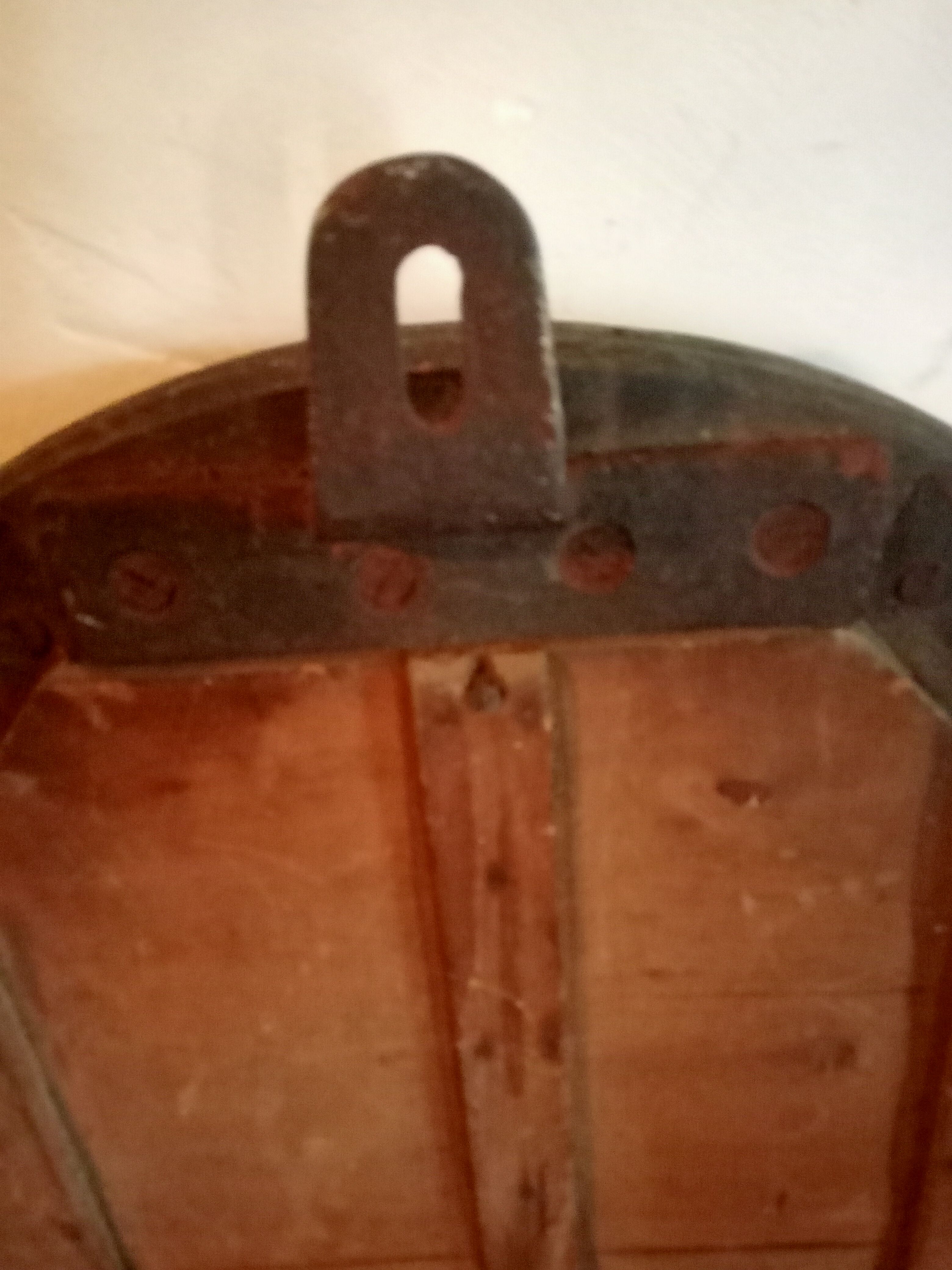 Very old bull's eye mirror