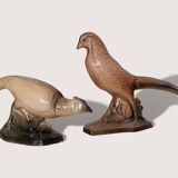 Pair of ceramic pheasants
