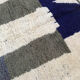 Moroccan Berber carpet Beni Ouarain ecru with colorful patterns 264x164cm