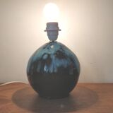 Lampe boule terre cuite émaillée