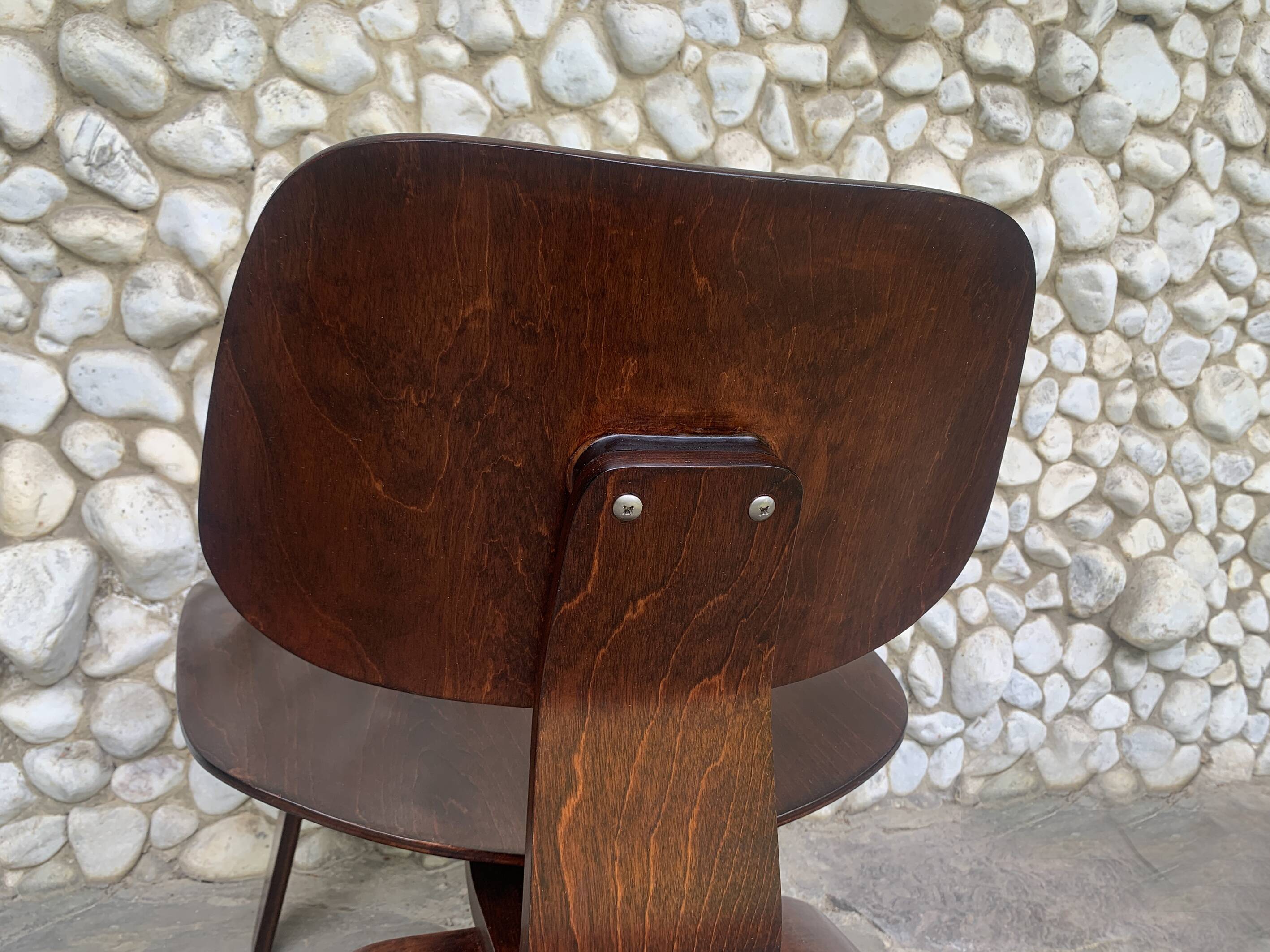 Fauteuil LCW Lounge Eames par Evans / Herman Miller 1950s