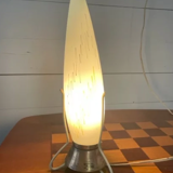 Vintage rocket table lamp space age 1950
