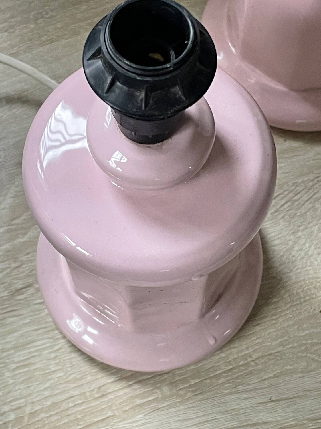 Pair of vintage ceramic lamps