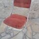 Set of 2 vintage tubular chairs by Roche Bobois.