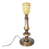 Lamp base in gilded brass