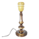 Pied de lampe en laiton doré