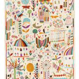 Embroidered Afghan kilim 168 x 116 cm