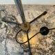 1970s floor lamp in metal and teak