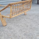 Ondaflex rattan bed 1960