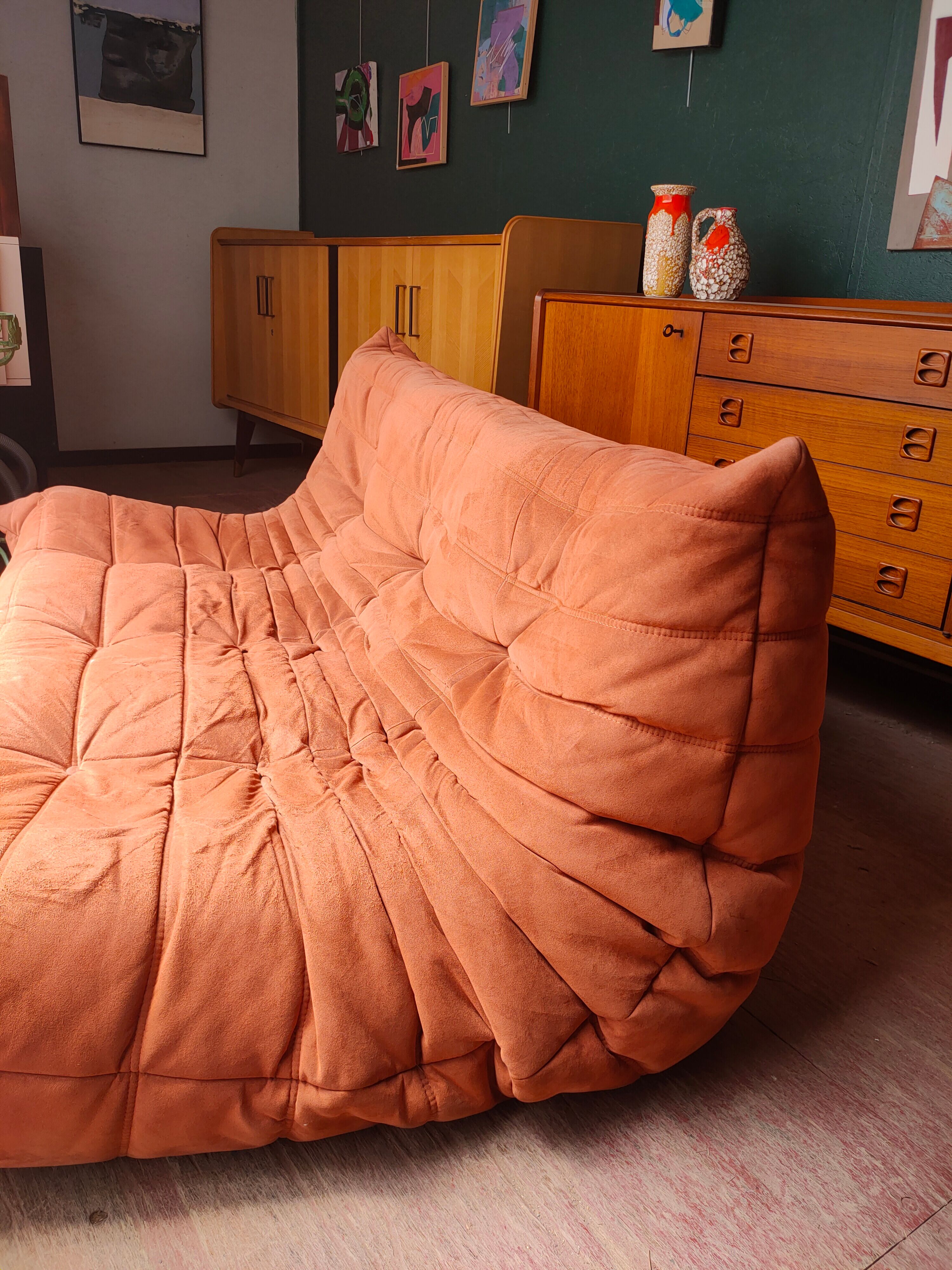 Togo sofa, alcantara, Michel Ducaroy