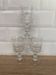 Set of 3 Luminarc Quadrille wine glasses