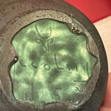 Accolay ear vase Ceramic Turquoise Blue & yellow 17 cm