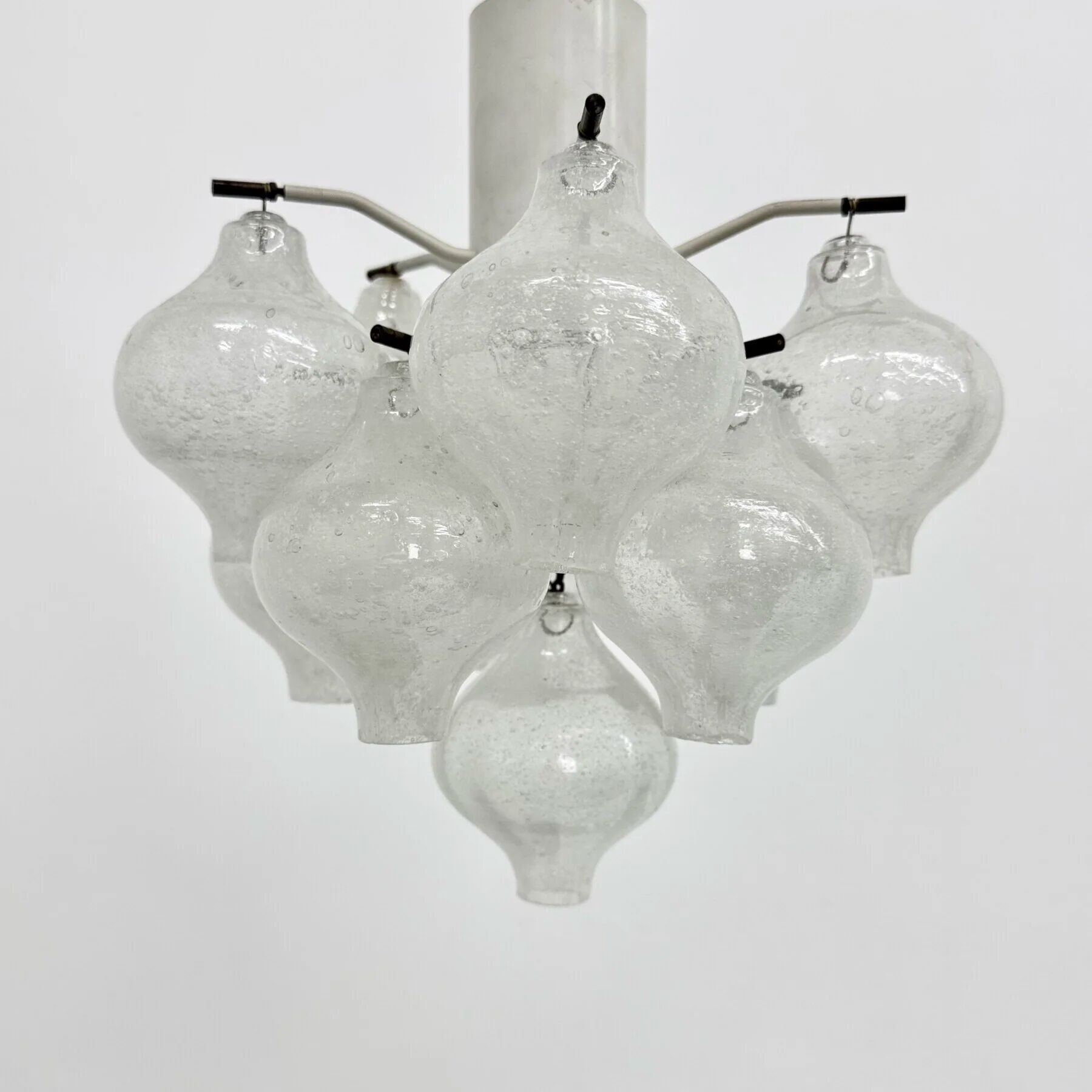 Mid-century Tulipan glass flushmount by Kalmar, Austria, 1960s