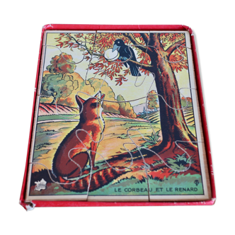 Ancient wooden puzzle the Fables of the Fountain