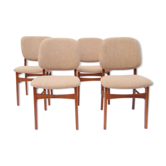 Lot 4 scandinavian chairs, Denmark, Vamdrup Stolefrabrik