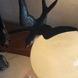 Art Deco swallow lamp