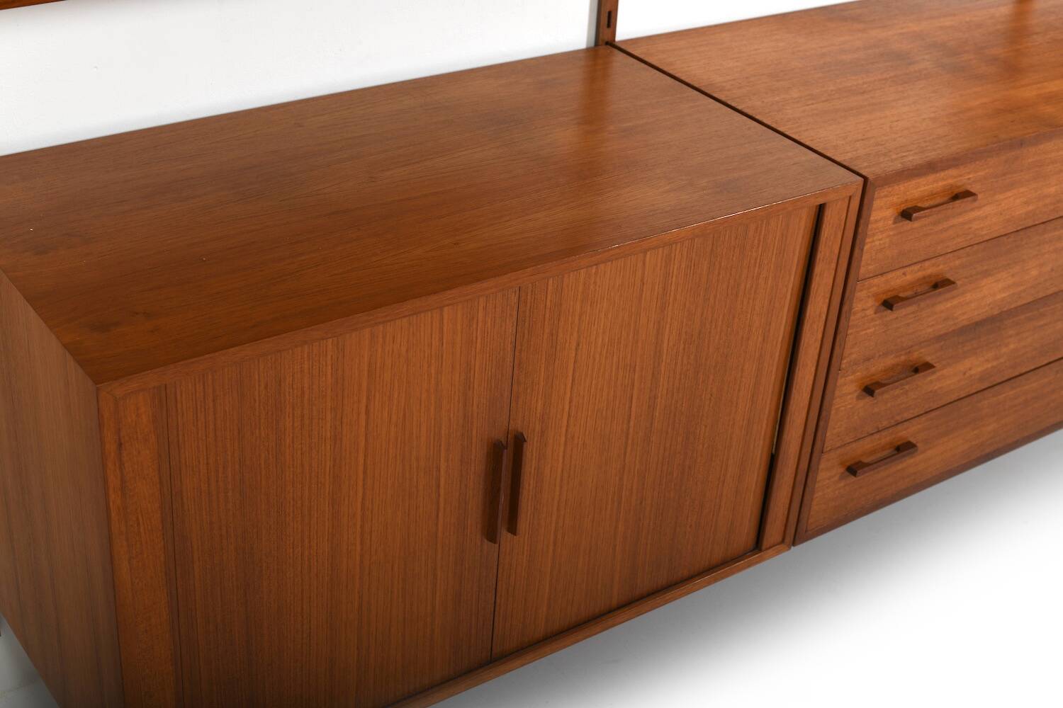 Teak Wall System by Kai Kristiansen for FM Denmark 1960s