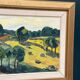 Original Mid Century Swedish Oil On Panel – Trees By Kerstin Flyckt