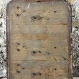 Antique Louis-Philippe Mirror, 19th Century, Shabby Silver Patina