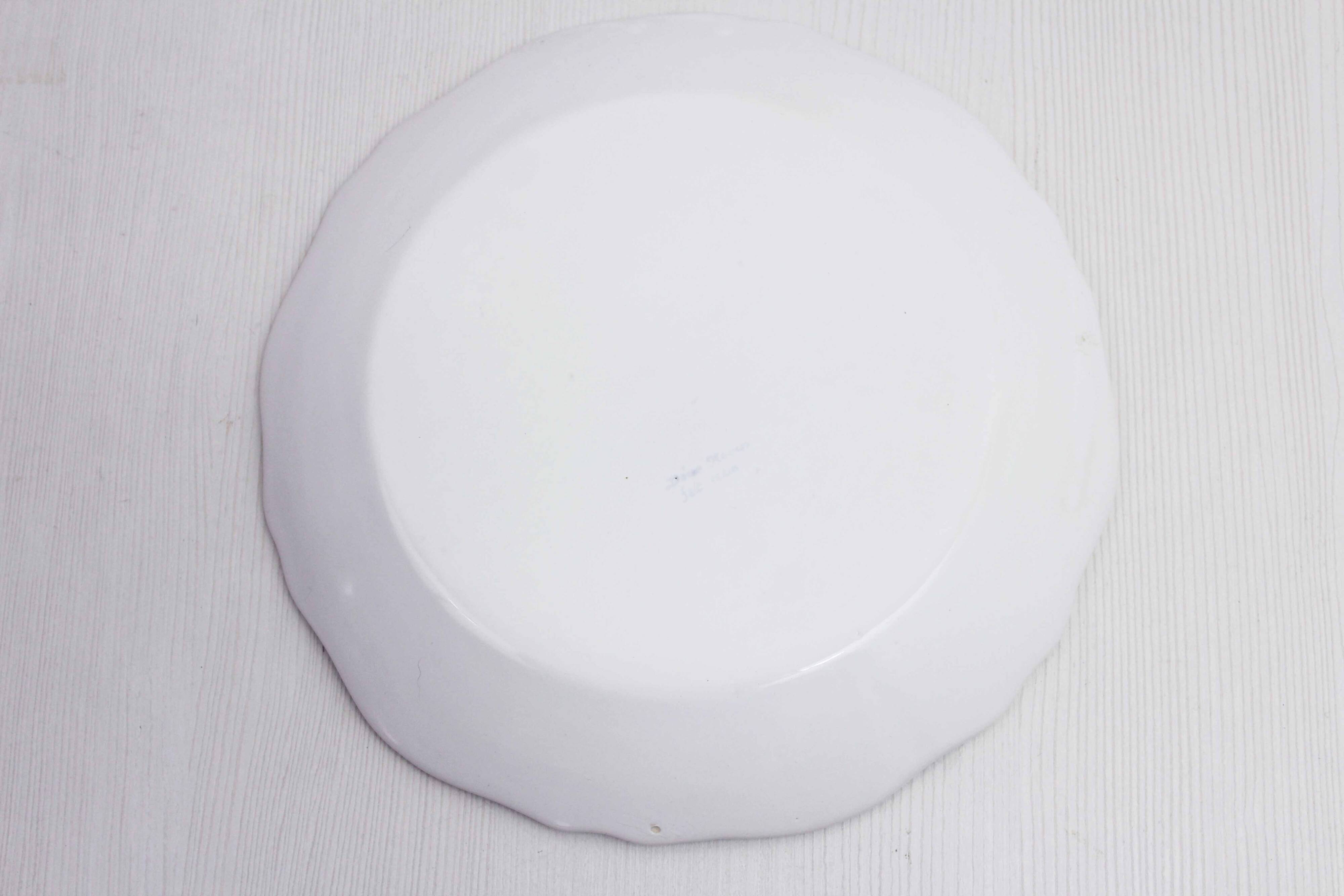 Revolutionary earthenware plate from Nevers