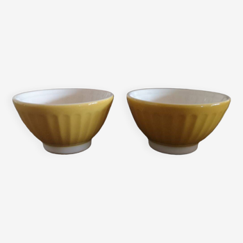 Duo de petits bols en céramique - Travail italien - Années 1960/1970