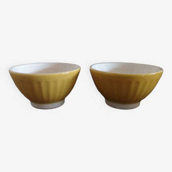 Duo of small ceramic bowls - Italian work - 1960s/1970s