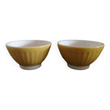Duo of small ceramic bowls - Italian work - 1960s/1970s