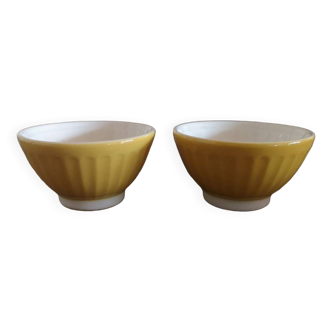 Duo of small ceramic bowls - Italian work - 1960s/1970s