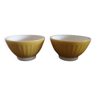 Duo de petits bols en céramique - Travail italien - Années 1960/1970