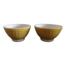 Duo of small ceramic bowls - Italian work - 1960s/1970s