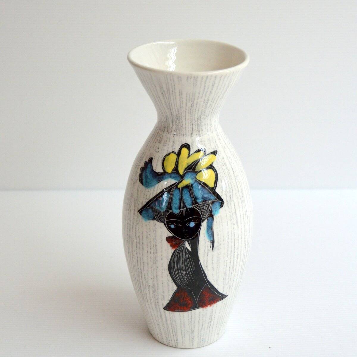 Ceramic vase » La Settimello » Italy vintage 1950s