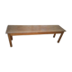 Large old oak bench