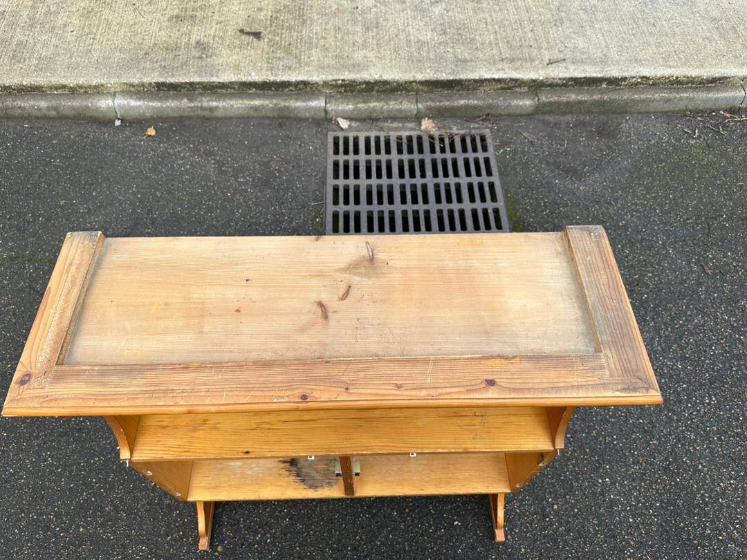 Vintage Scandinavian shelf from the 1980s.