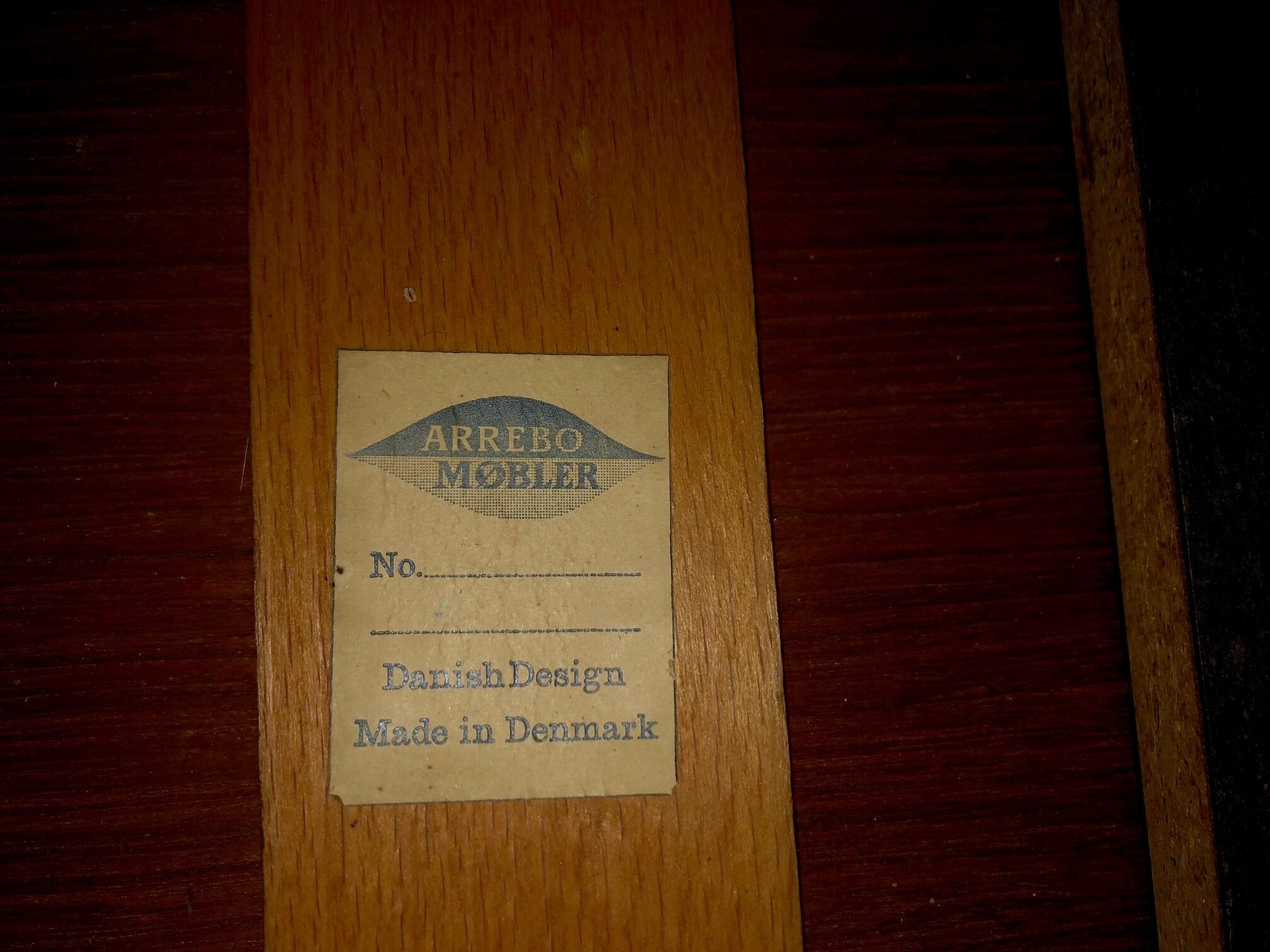 Scandinavian teak Arrebo furniture coffee table