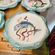 Fish-decorated service
