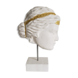 Greek woman's head in plaster