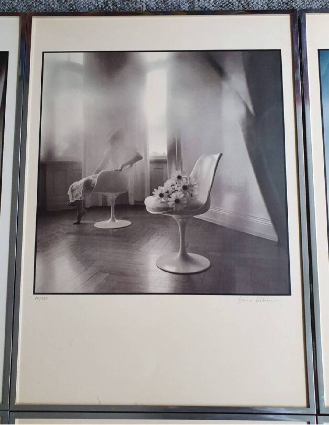 Set of 6 photos of Karin Szekessy for Knoll International