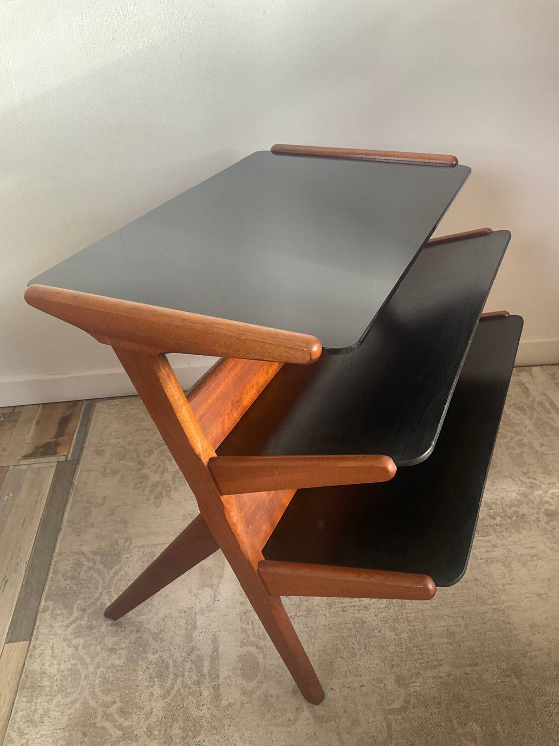 Scandinavian side table from the 60s