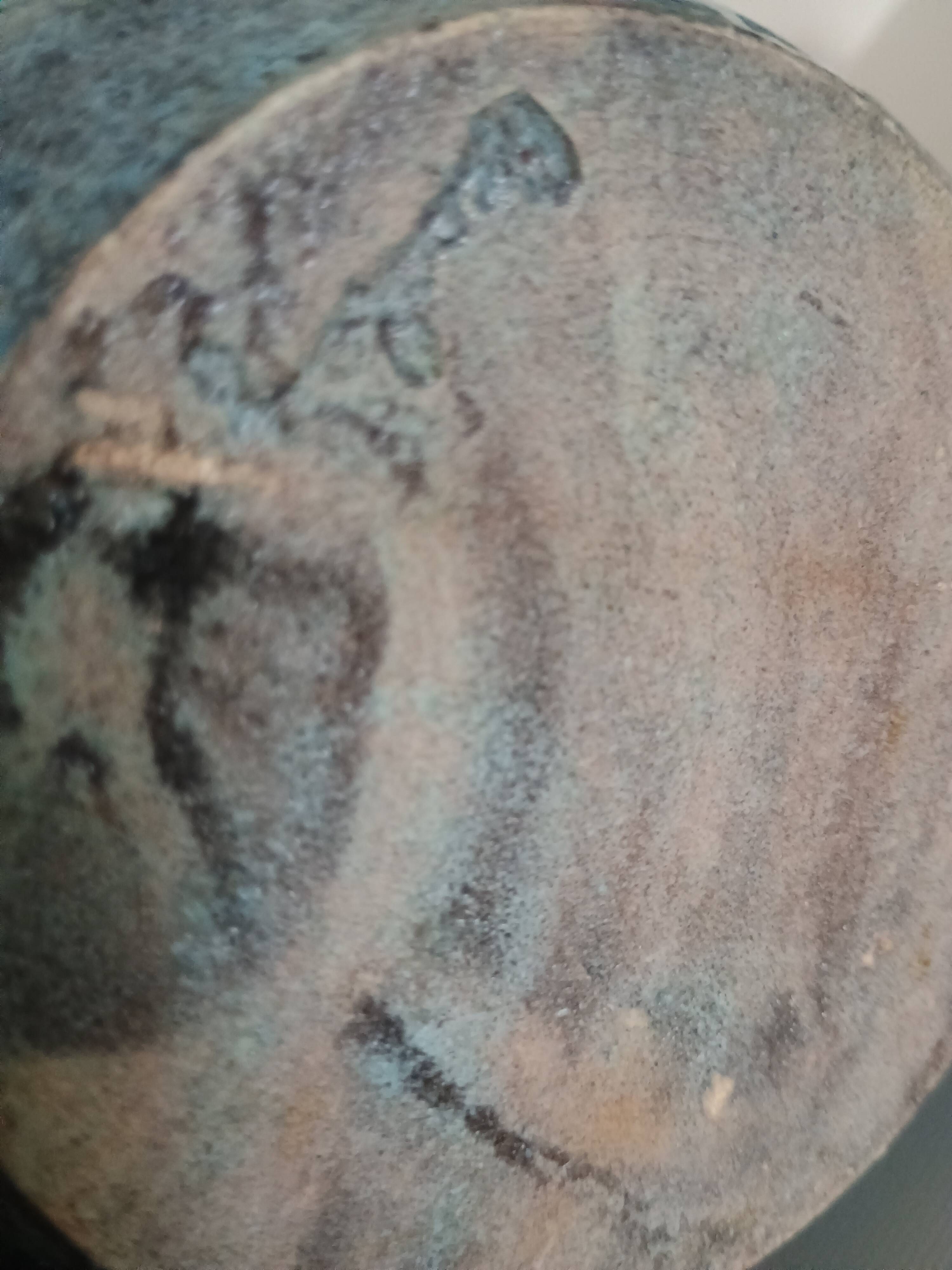 Accolay pottery Yonne - Double handle woven vase - Blue-grey glazed stoneware