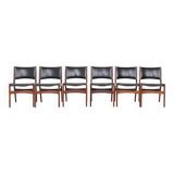 Erik Buch teak dining chairs model 86