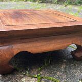 Small opium table, pot holder, teak, vintage