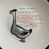 Series of 6 raymond oliver plates