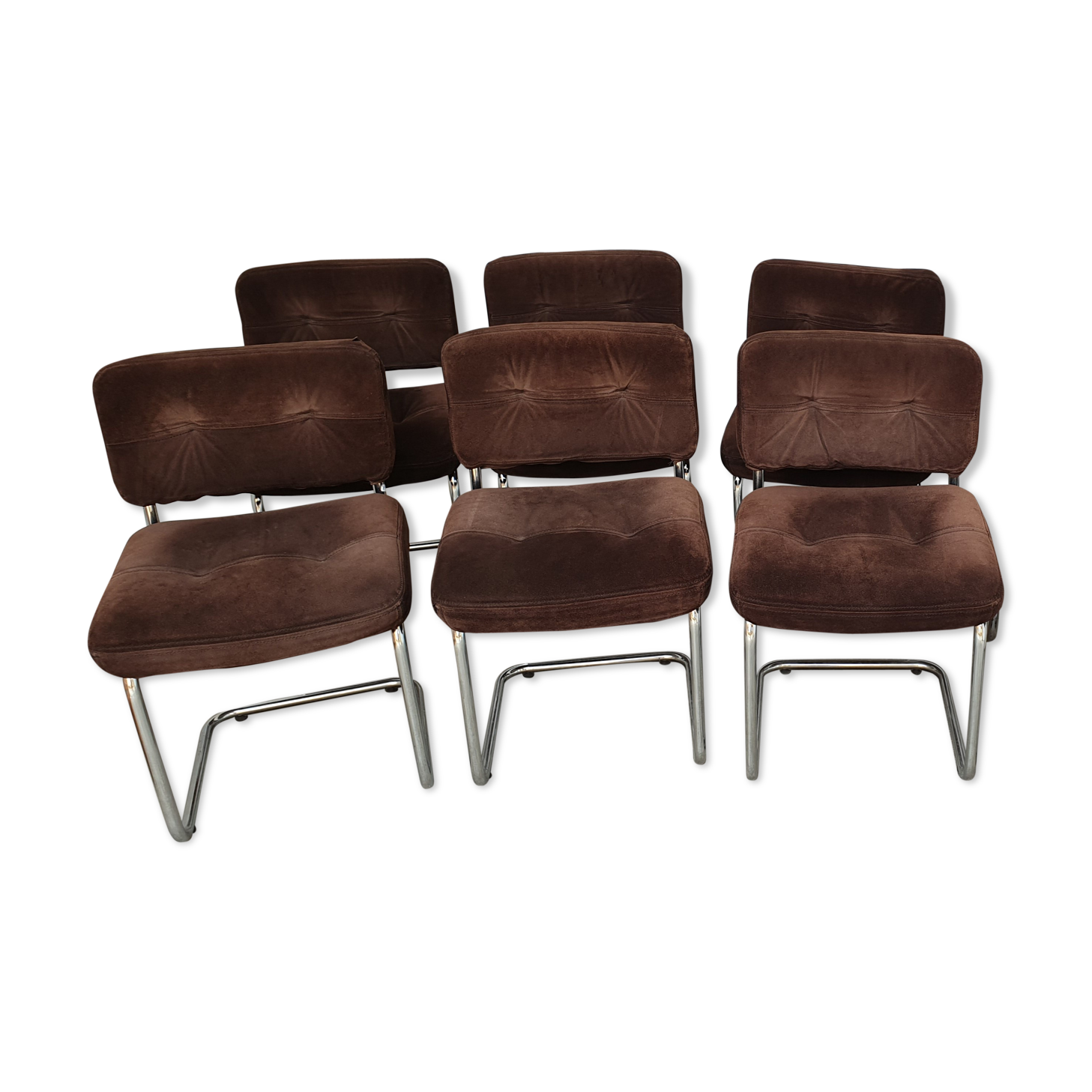 Set of six Roche-Bobois chairs, 1970