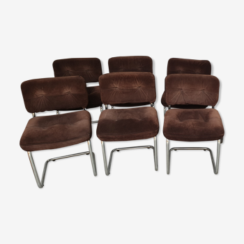 Serie de six chaises Roche-Bobois, 1970