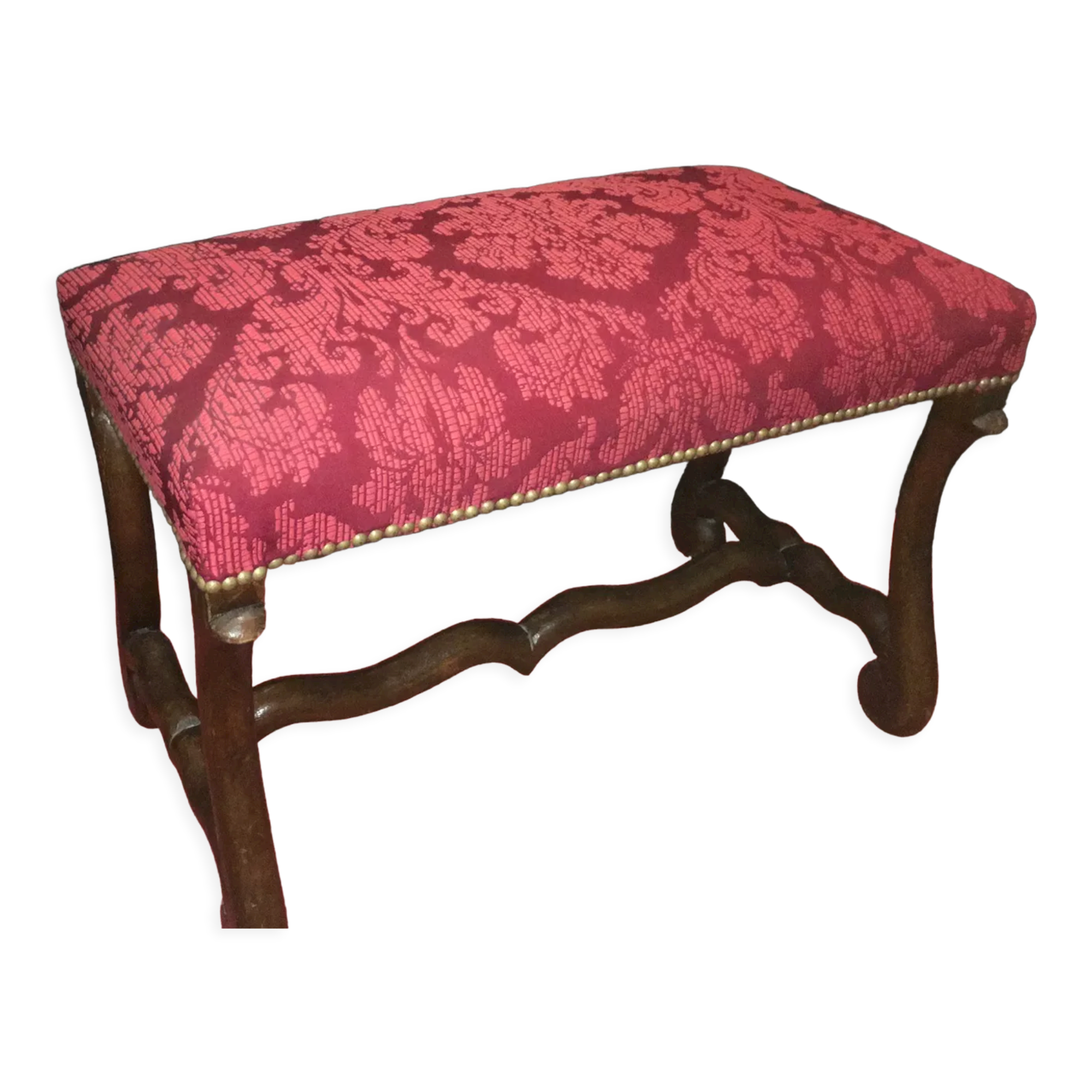 Brutalist wooden bench 1960