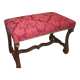 Brutalist wooden bench 1960