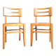 Paire de chaises design Pierre Cruège, meubles sièges anciens