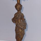 Regulate candlesticks - Pair of Louis XV characters