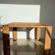 Table basse en chêne modèle Bonanza éditée par Asko, années 60